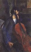Amedeo Modigliani The Cellist (mk39) oil painting on canvas